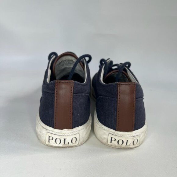 Polo Ralph Lauren Shoes 992486/Hugo II Canvas upper Rubber W Fabric Sole‎ Size 6 - Picture 9 of 12